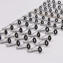 80Pcs Fishing Rod Guide Tip  Set Repair Kit Stainless Steel Frames with Fish Box