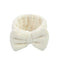 Soft Coral Fleece Women Cross Headband Girls Bow Knot Elastic Hairband (4) A#S