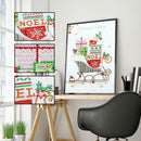 5D DIY Special Shaped Diamond Painting Sled Cross Stitch Mosaic Kits Decor