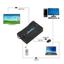 Vga To Scart Video Audio Converter Adapter With Remote Control Usb Dc Power