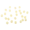 50 Pieces Opaque Blank Dice D6 for D&D RPG MTG Party Games Orange + Beige