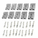 10Pcs 50A 600V 8Awg Battery Quick Winch Connection Stacker Connect - Gray H5T5