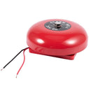 DC 24V 25mA 95db 150mm 6" Diameter Metal Electric Round Alarm Bell Red