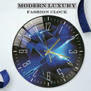 Clock Wall Fashion Glass Quartz Clock Home Living Quiet Silent NEW HOT X7L0