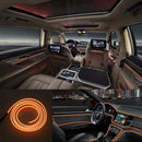 2M 12V Car Vehicle Ambient Interior Orange Cold Light Strip Atmosphere Neon-Lamp