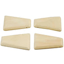 Unpainted Flat Trapezoid Natural Wood Beads DIY Unfinished Earring Jewelry