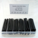 Heat Shrink Tubing Kit black Colors Transparent plastic box shrinkable 6 size
