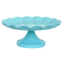 Sweetgo Blue Snack Tray Cake Stand Cupcake Plate Tools Waterproof Paint Can