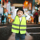 Hi Vis Waistcoat, Unisex Children Hi Vis Vest for Safety and Emergencies - Fit