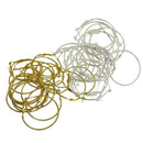 40 Pieces Fashion Women Copper Round Big Large