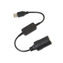 300mm 5V 2A USB Input To 12V 1A Output Female  Lighter Socket Power Switching