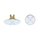 Magnetic Alloy Hat Clip Golf Ball Mark for Golf Cap Golf Marker Accessories