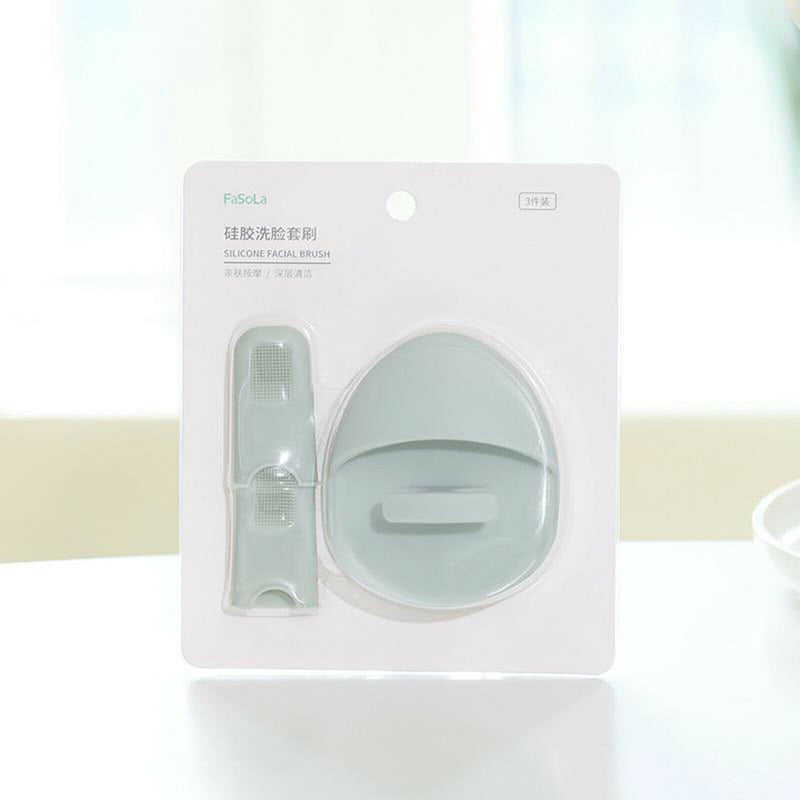 Silicone Face Cleansing Brush, Silicone Face Scrubber Lip Exfoliating Brush for