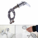 Zinc Alloy Hot & Cold Water Faucet Wash Hair Tap Mixing Valve Beauty Salon Bed