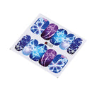 12patterns water decals nail art transfer stickers butterfly manicure decor  Z
