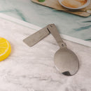 Foldable Stainless Steel Spoon Picnic Outdoor Camping Hiking Cookout Travel