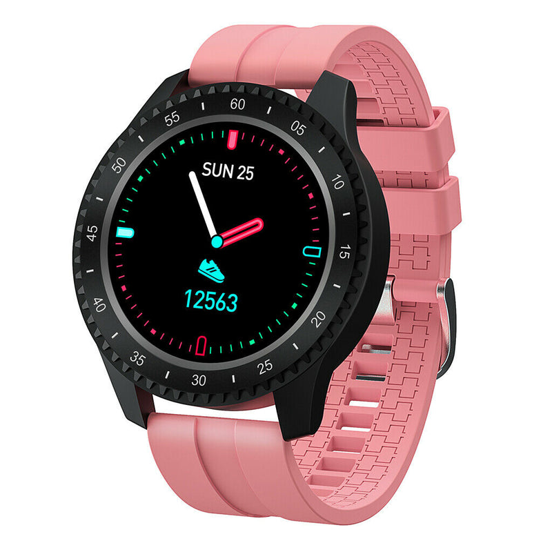 F17 Smartwatch Blood Pressure Heart Rate Monitor Fitness Tracker Pink