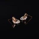 1Pair Fashion Women Lady Elegant Crystal Rhinestone Ear Stud Earrings JewelryHTO