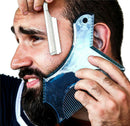 New Innovative Design Beard Shaping Tool Trimming Shaper Template Guide For