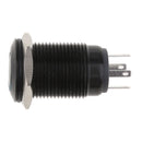 Angel Eye Metal Push Button Switch Latching Blue LED Illuminated Momentary