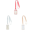 Vertical ID Badge Holder, Card Holder, Heavy Duty Aluminum Alloy Red