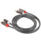 1m 2RCA Male to 2RCA Male Stereo Audio Cable Plated for HDTV DVD VCD Amplif 3C
