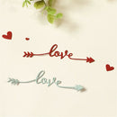 Love Heart ECG Heartbeat Pressing Scrapbooking Cutting Dies Embossing CardB â„–[