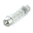 2 X 8 LED SUPER WHITE 39mm Festoon Dome Bulb Light NEW