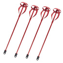 4xPaint Mud Mixer For Drill 1-5 Gallon Buckets Paddle Mud Mixing Tool