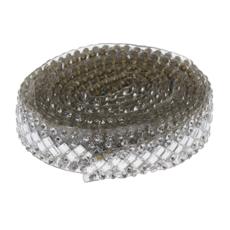 1 Yard Rhinestones Crystal Banding Bridal Crystal Applique For Wedding Dress