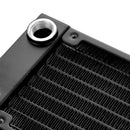 G1/4 80 8 Tubes Aluminum CPU Heat Sink Heat-Exchanger for Computer Chip A