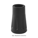 10x Anti-slip Trekking Pole Tip Protector PVC Climbing Walking Stick Cover