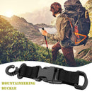 Outdoor Keychain Buckle 360 Degrees Rotation D Shape Climbing Bag Carabiner