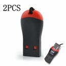 2PCS Simple USB 2.0 Micro SD TF Memory Card Reader Mini Adapter For Laptop PC TR