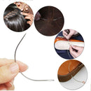 70PCS Wig Making Pins Needles Set Wig C Curve Needle T Needle Wig Fixing Tool