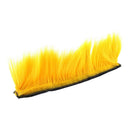 Motorcycle Adhesive Helmet Mohawk Hair Patches Skinhead Costumes Wig Yellow