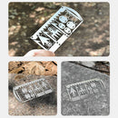 12 in 1 Camping Survival Card Multitool Hook Fork Saw for Outdoor Hunting