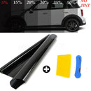 New Car Window Tint Heat-insulating Film Tinting Dark Black 5% VLT 50*300CM