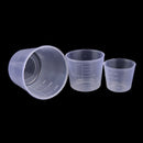 Small Plastic Glue Mixing Cup Bait Mix Measuring Cups Kit  for Carp Fishing 3C