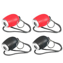 4 Pieces Lanyard Portable Mini Projection Clock LED Wall Ceiling Red & Gray