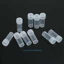 50Pcs 5ml Plastic Sample Bottle Small Clear Bottle Vial Storage Container Tools