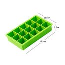 DIY Creative Big Ice Square Mold Square Shape Silicone Ice Tray Fruit Ice S