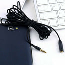 5ft 3.5mm 1/8" Stereo Audio Aux Headphone Cable Extension Cord Male to Female
