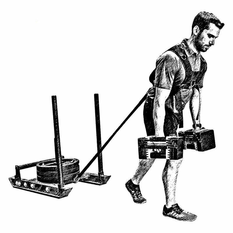 Fitness Resistance Band Snowmobile Strap Equipment fdg NFW