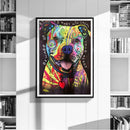 5D DIY Full Drill Diamond Painting Naughty Dog Cross Stitch Embroidery Kits