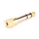 6.5mm 1/4"Male plug to 3.5mm 1/8"Female jack Stereo Headphone Audio Adapter B Kw