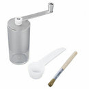 Portable Manual Coffee Bean Grinder Mill Brush and Spoon Kitchen Grinding T