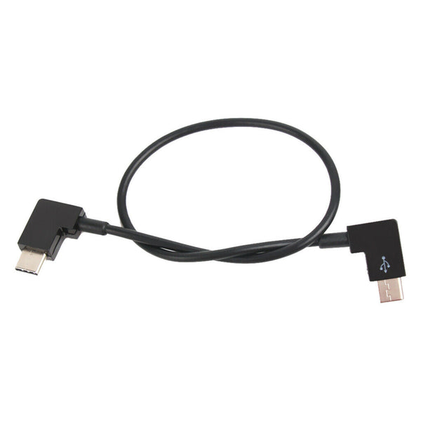 2 Pack USB Type C Extension Cable 90 Degree USB-C Male to Male Adapter Cord