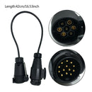 7Pin To 13 Pin Trailer Adapter Lead Converter Cable Wiring Connector Plug Socket