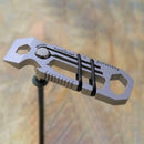 Tiny Ratchet Multi-Tool Key Chain 6 in 1 Key Chain Keyring Bottle Opener Ruler